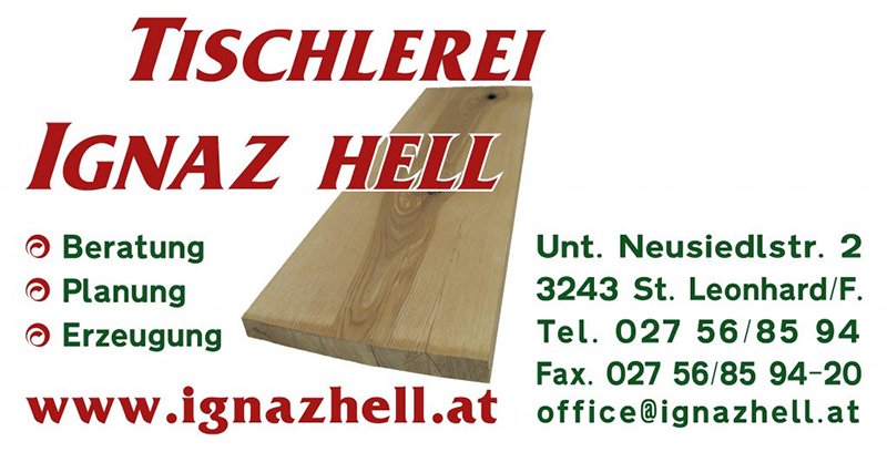 _Tischlerei Ignaz Hell